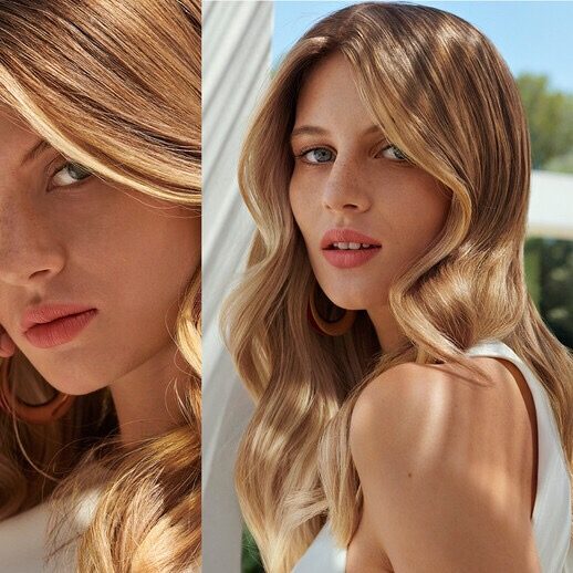 A detail of finished hair colour from HAIR38